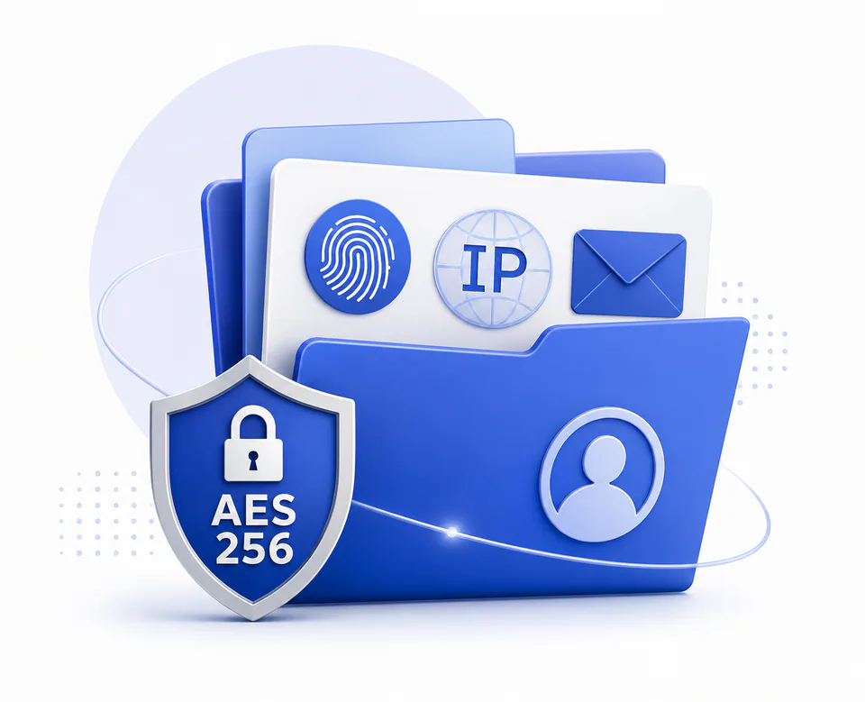 Encrypted folder and privacy shield for protected browsing for Belize