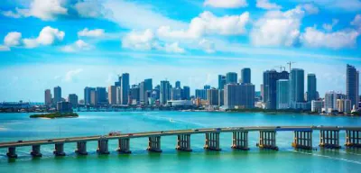 Miami skyline for the Miami USA VPN location